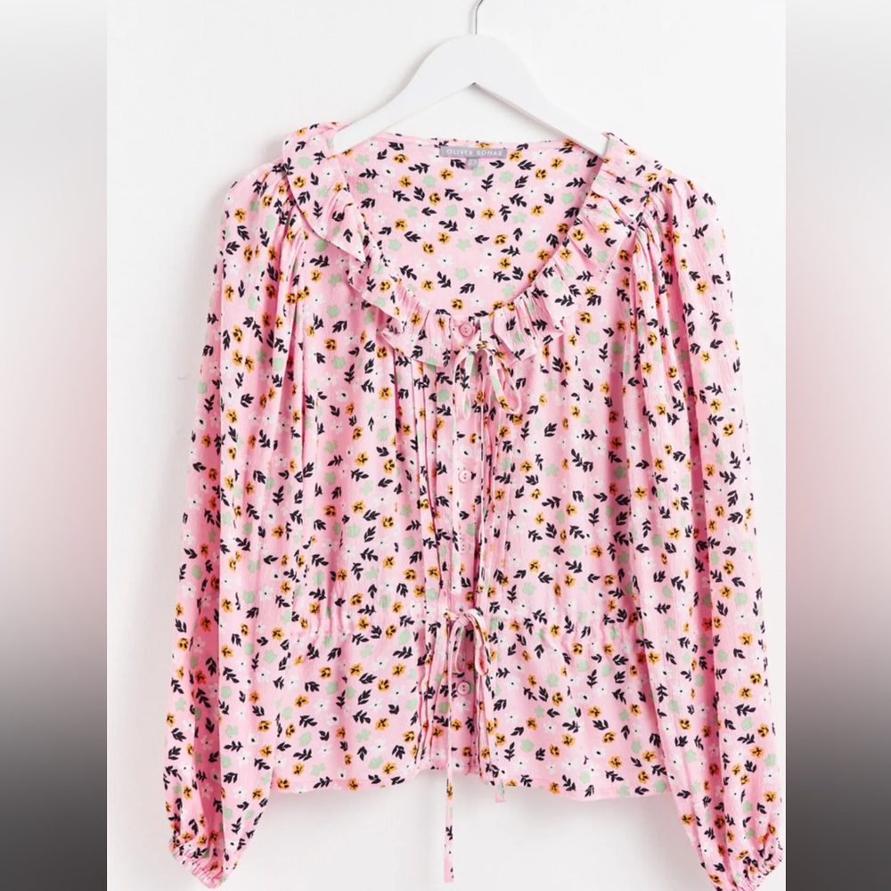 Oliver Bonas floral blouse